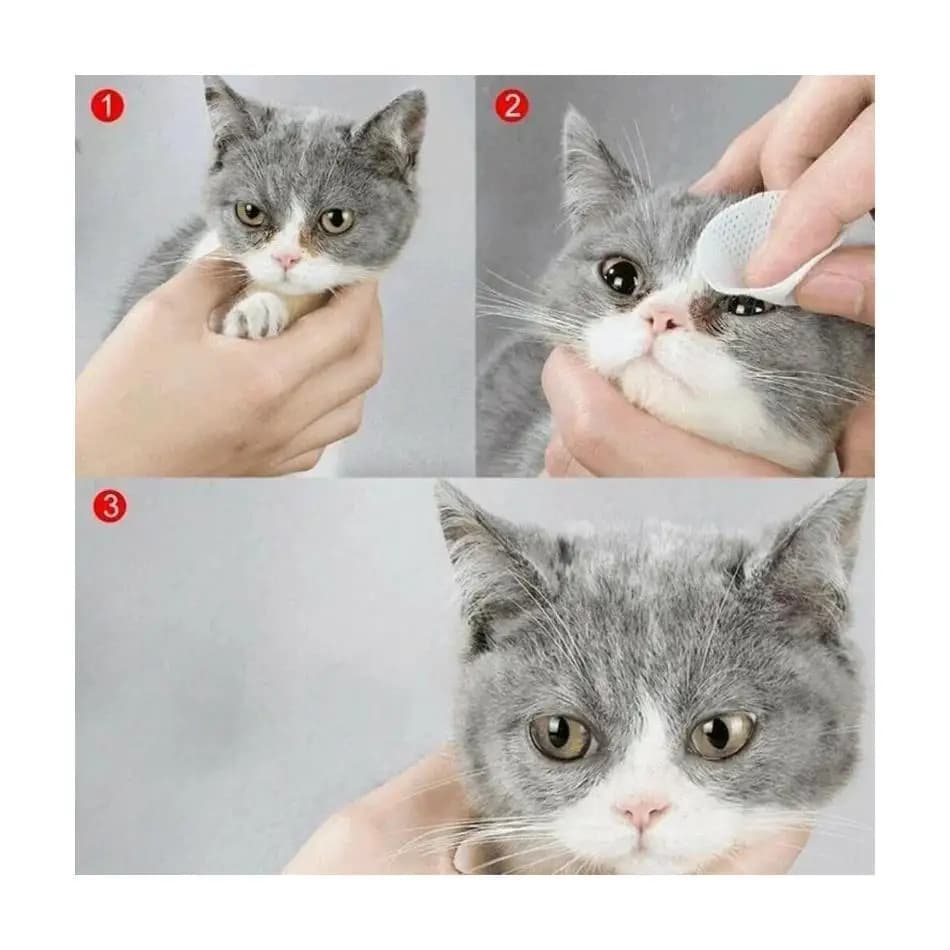 Pet Eye and Ear Tear Stain Remover Wipes