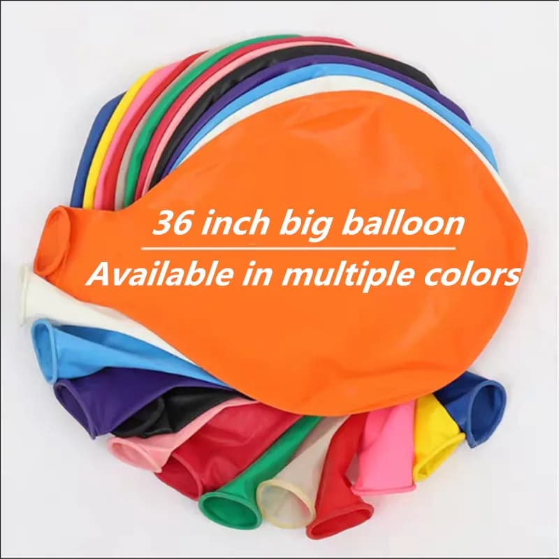 36 Inch Birthday Party Baby Shower Decorations Round Transparent Latex Balloons