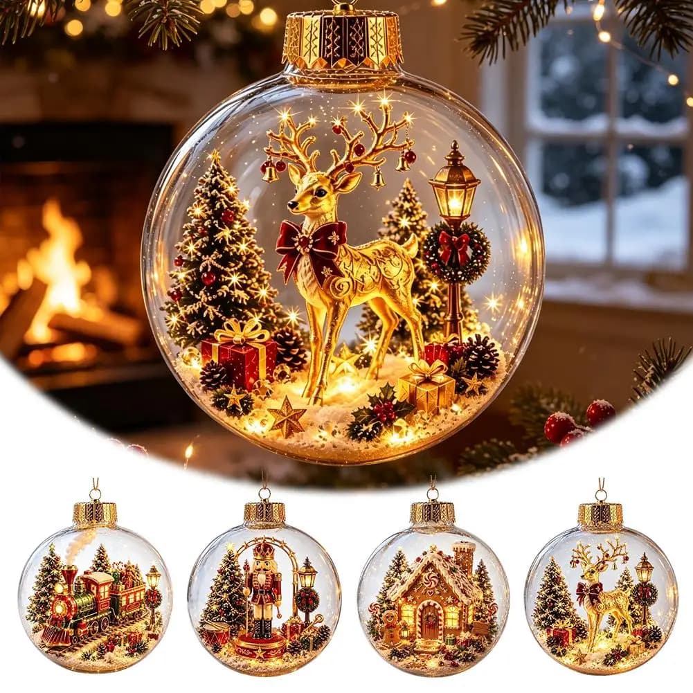 Glowing Christmas Story Ornament