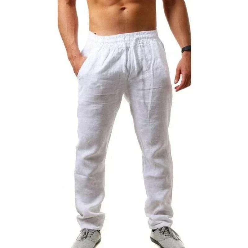Men's Baggy Cotton Linen Casual Pants