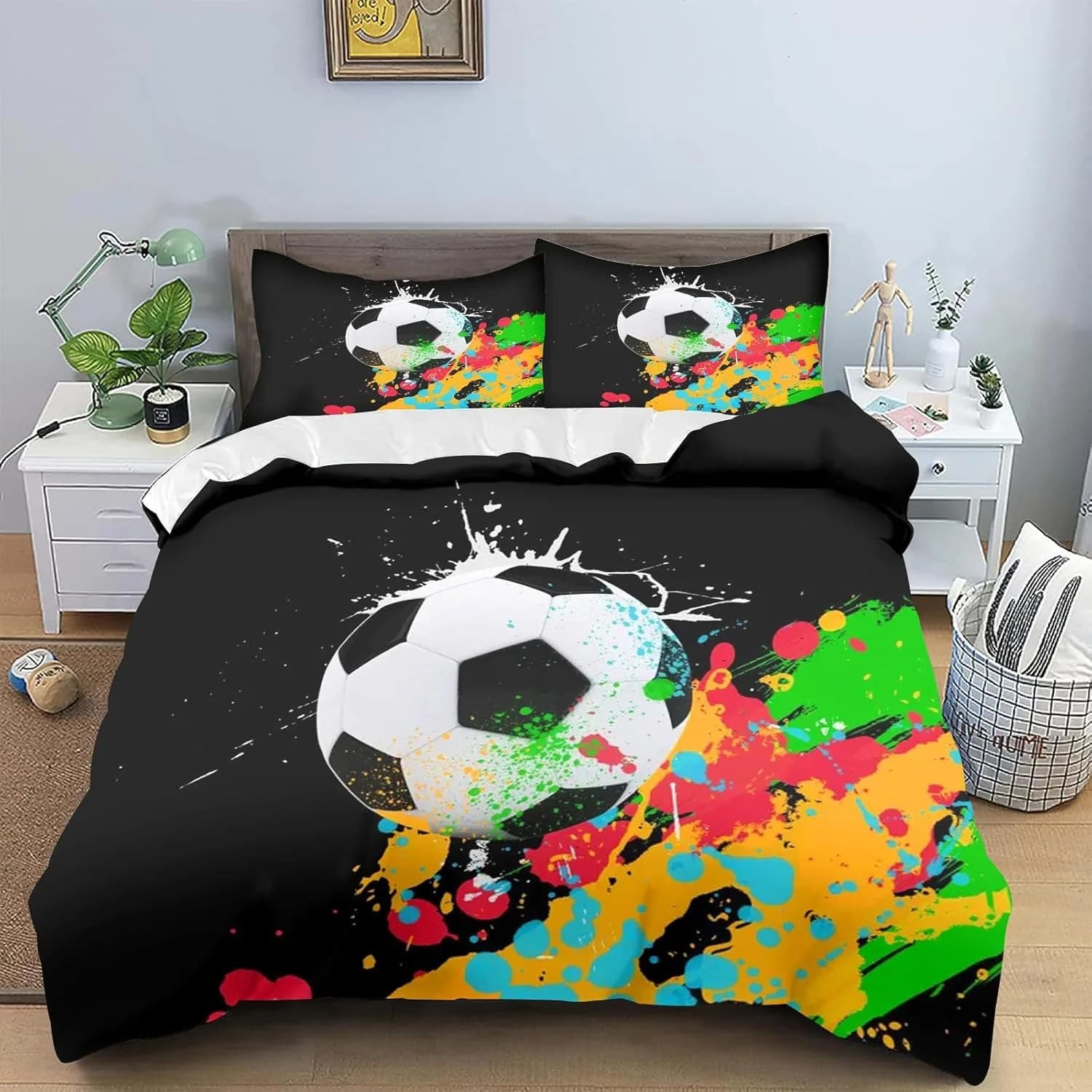 Football Microfibre Duvet Cover Set