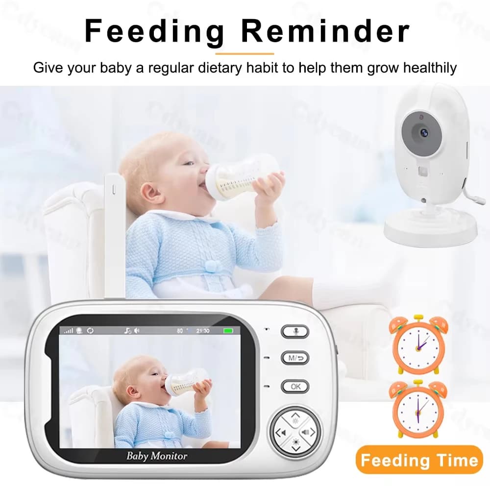 Baby Monitor with 3.5 inch Display and Camera