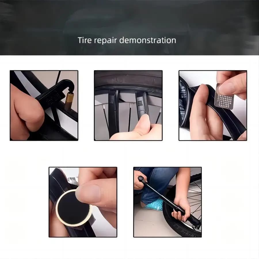 Portable Bike Tire Repair Kit