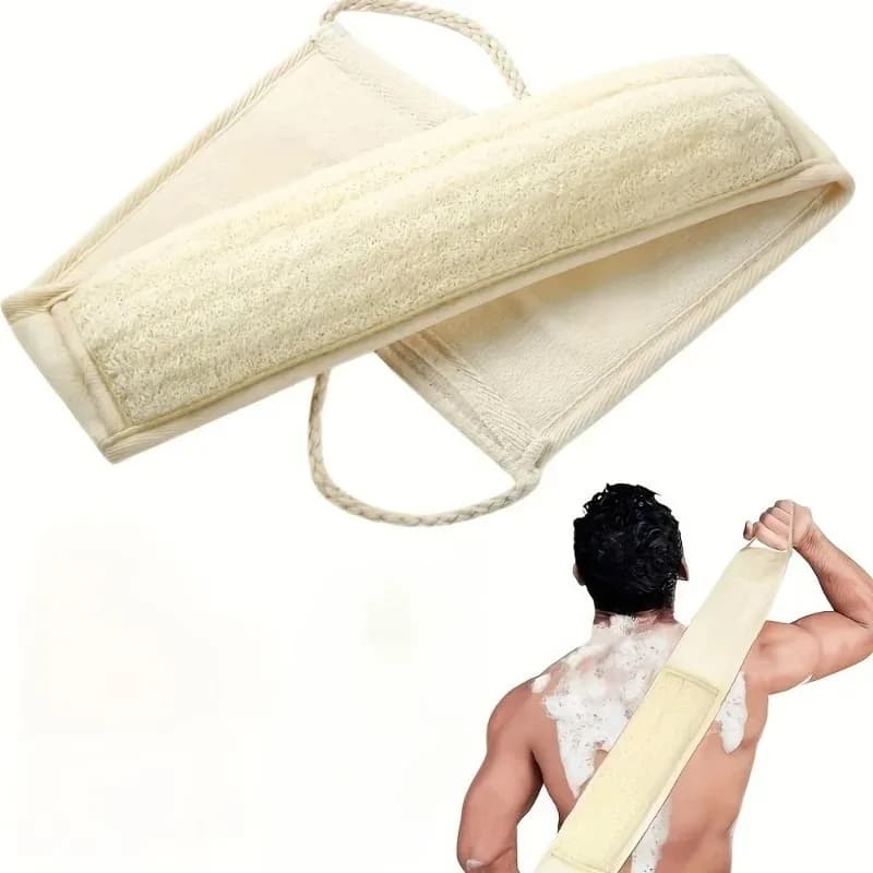 Natural Loofah Back Scrubber with Handles