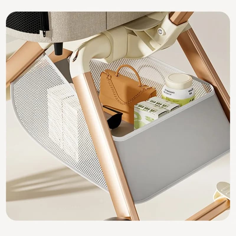 Luxury Pet Stroller 3 in 1  with 4 Wheels for Medium Small Size Dogs and Cats Detachable Carrier for Puppy Kitty Doggie Stroller