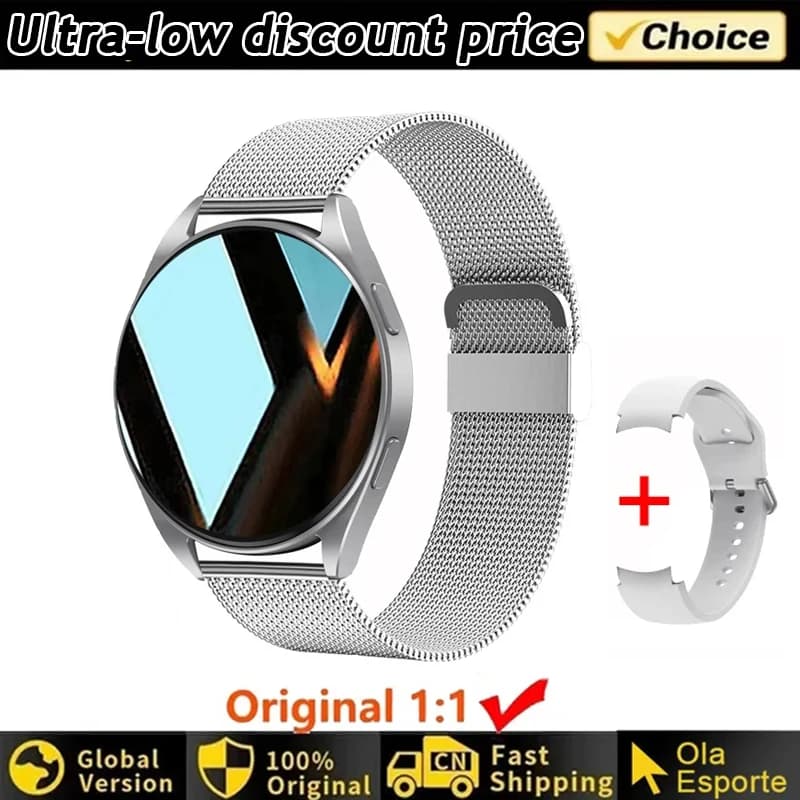 Smartwatch Women Watch 6 Health Monitoring Watch Waterproof Voice Assistant Bluetooth Call Smart Watch 2026 New Sport Watch Men