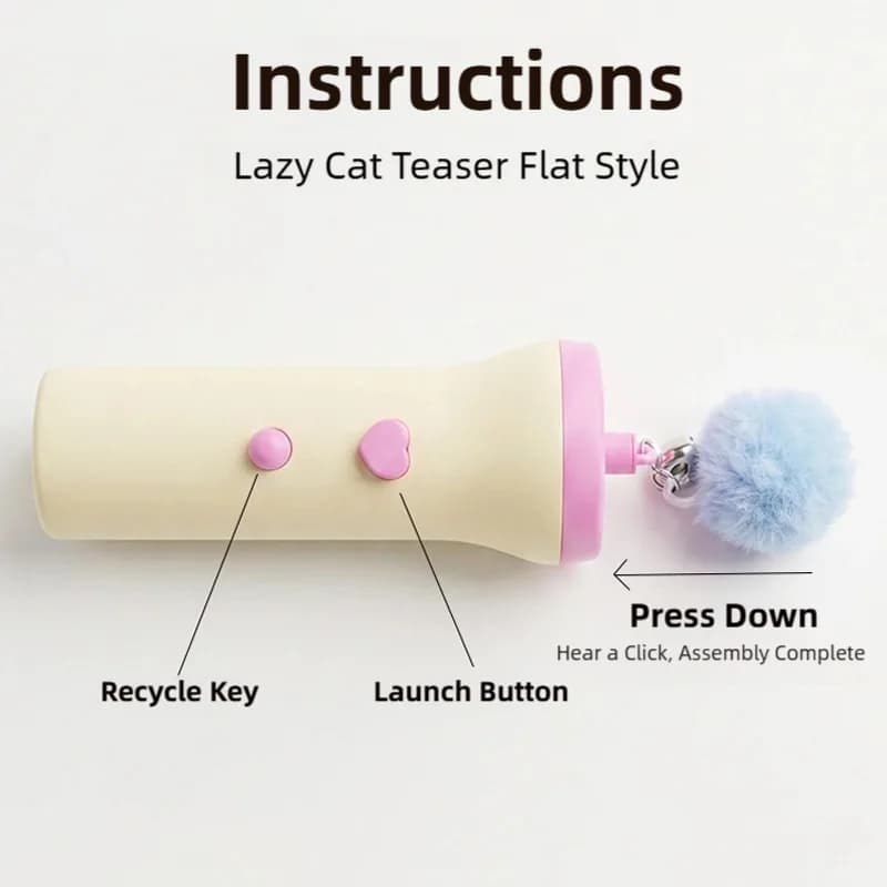 Automatic Retractable Cat Toy