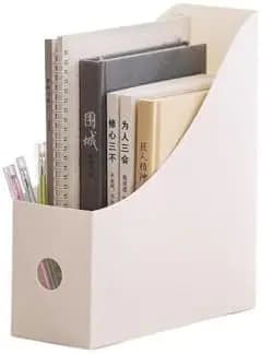 Adjustable Desk File Organizer - Desktop Document Holder, Perfect for Students & Office Use, Bookends for Shelf Storage