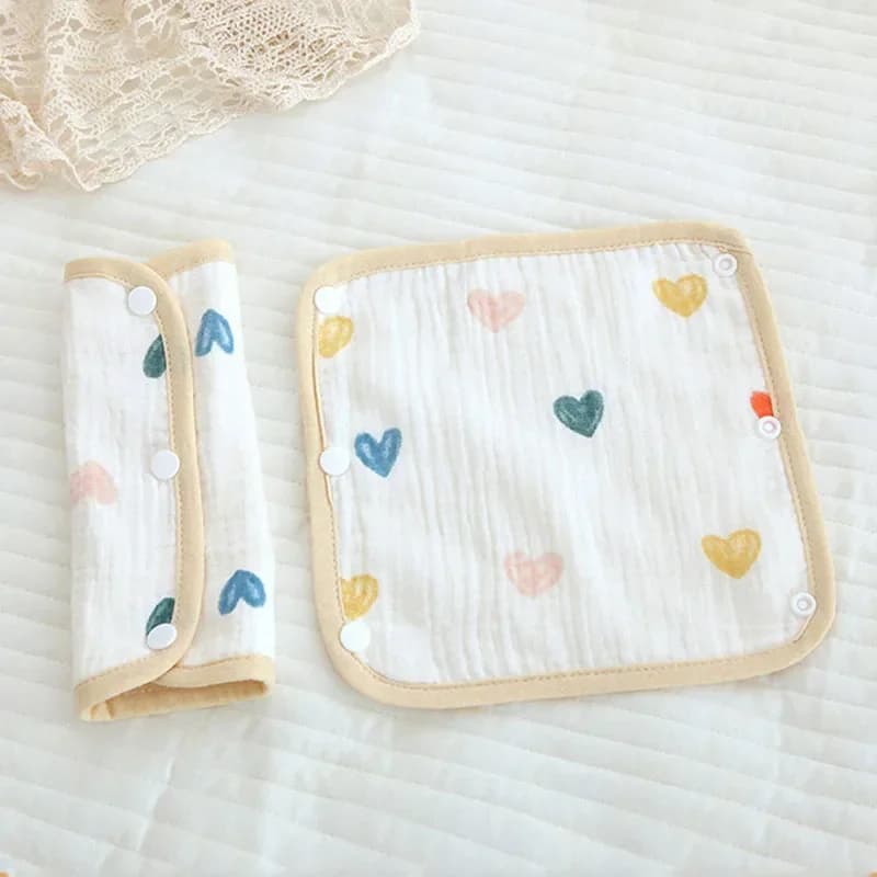 Baby Carrier Comfort Strap Covers and Drool Bib Set