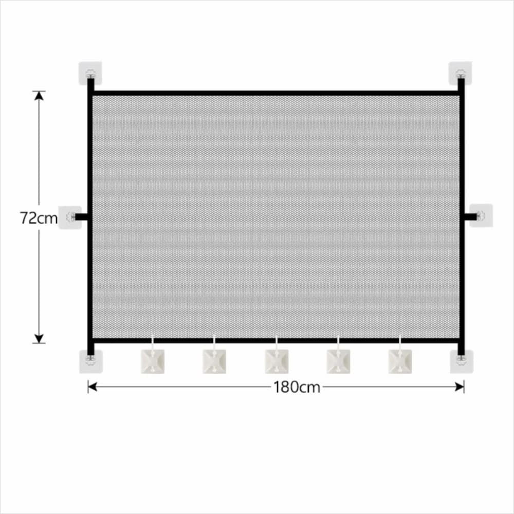 Portable Retractable Pet Barrier Fence