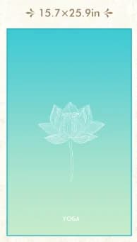 Yoga Mat Towel with Foot Loops