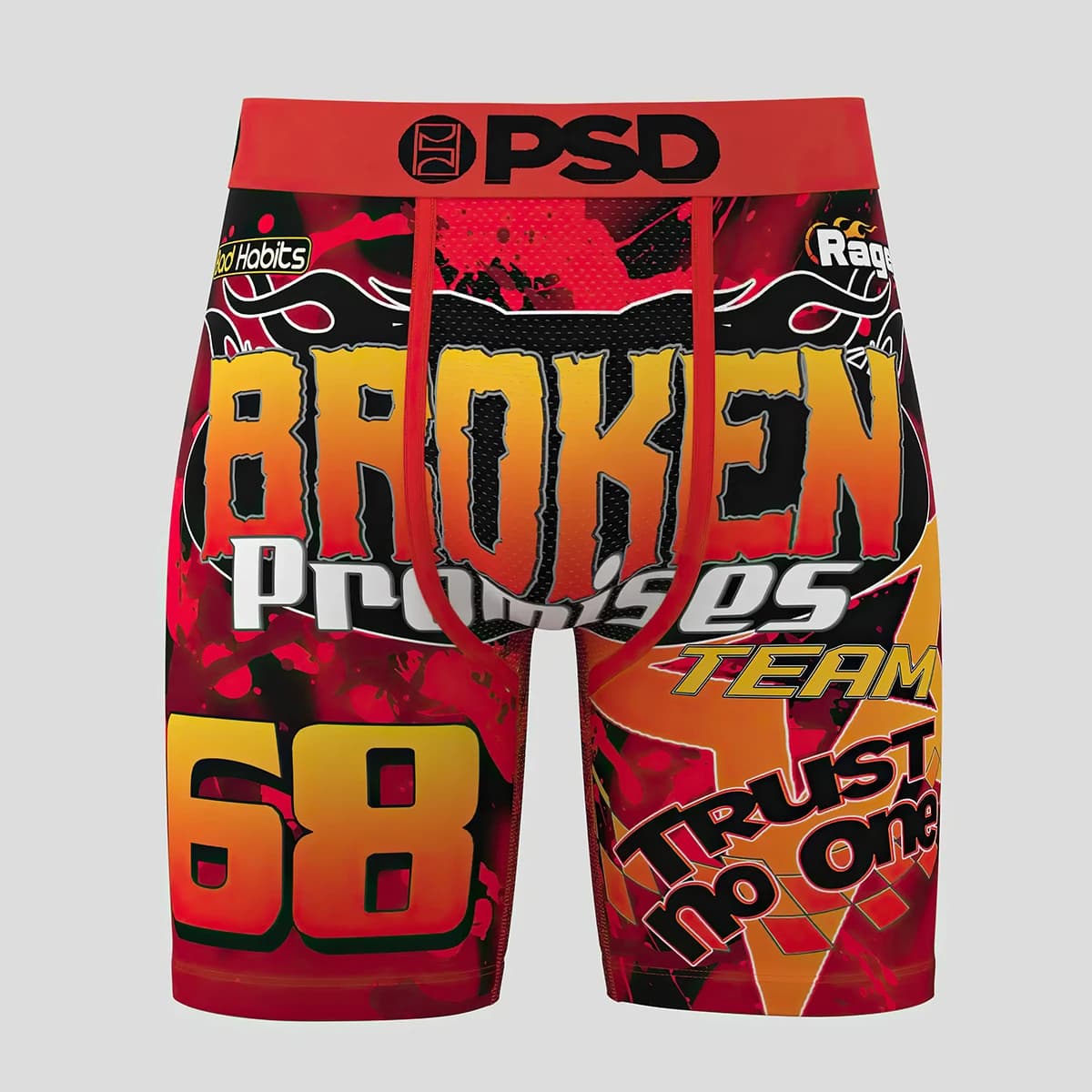 Men's Cartoon Basketball Shorts Mid-Waist
