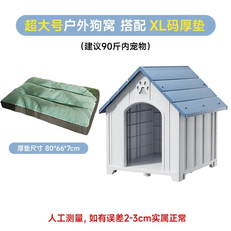 Large Dog House Waterproof Insulated Kennel