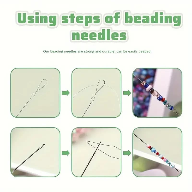 Beading Needles Kit with Storage Box