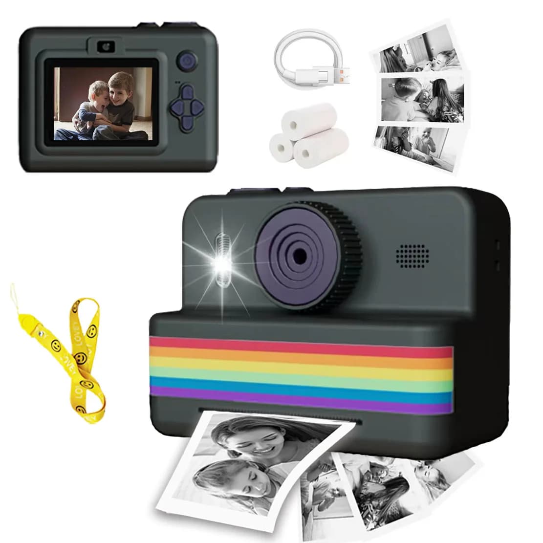 Kids Instant Print Camera with HD Video