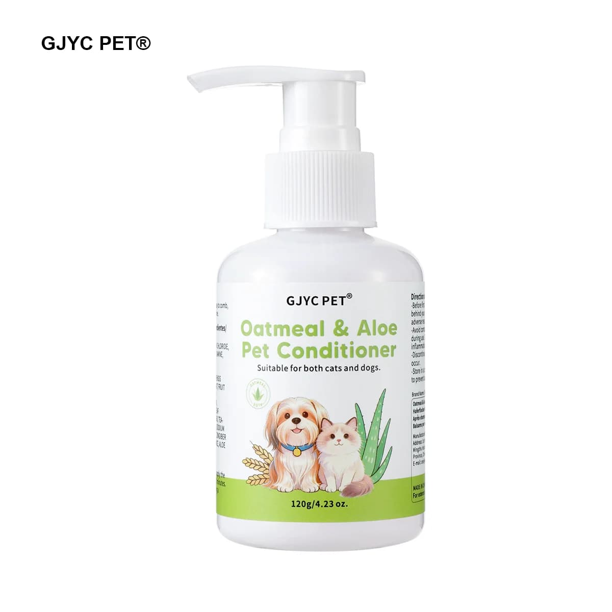 Pet Conditioner for Sensitive Skin with Oatmeal Aloe