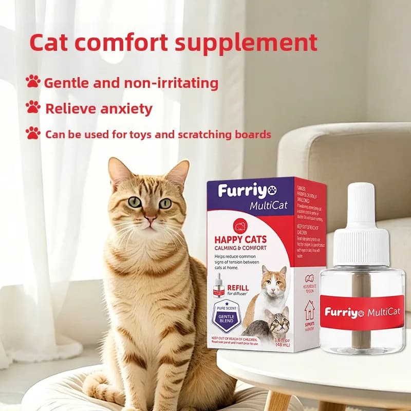 Cat Emotional Soothing Supplement Liquid for Stress Soothing and Emotional Safety Ingredients for Cats Pet Supplies