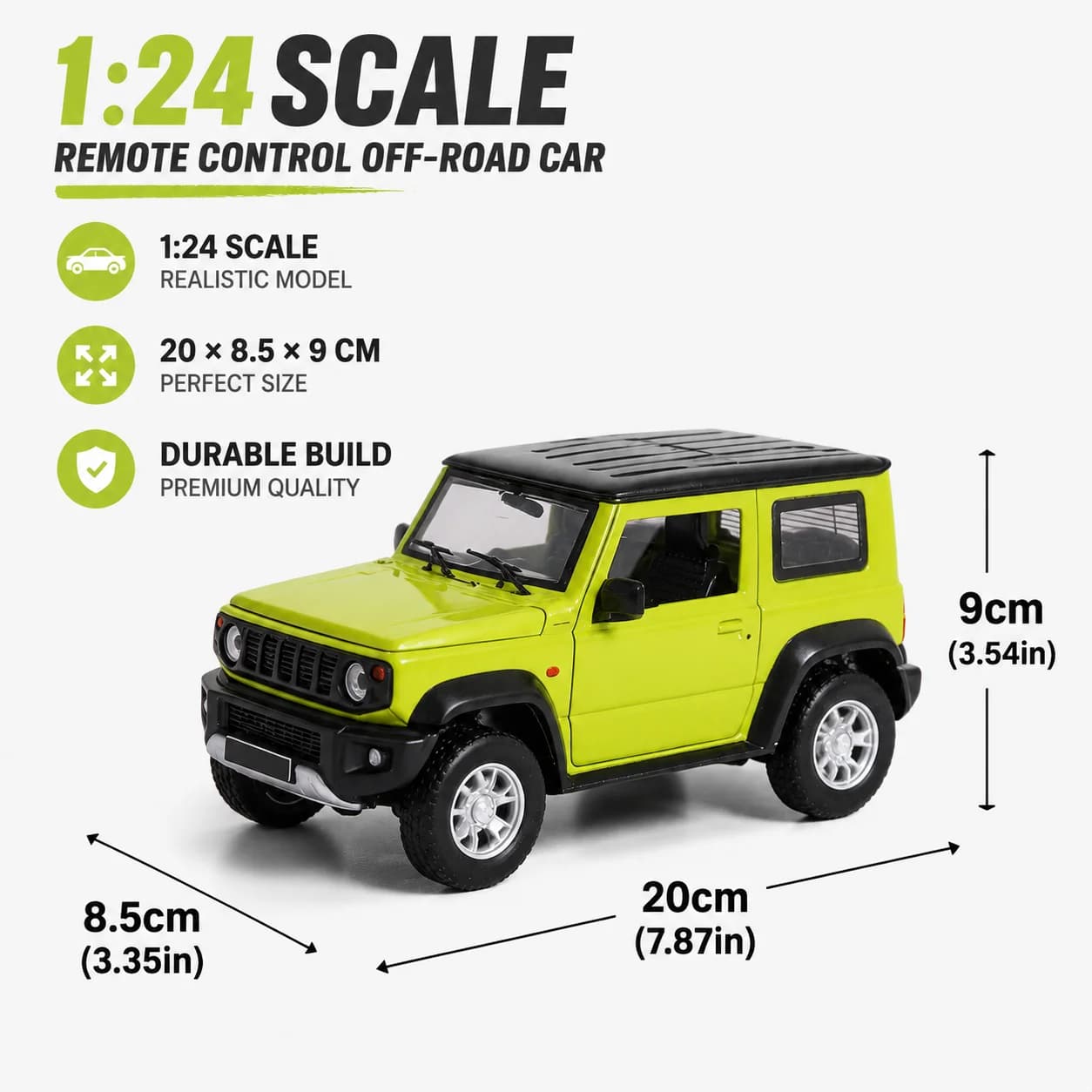 1:24 Scale 2WD Off-Road Remote Control Car