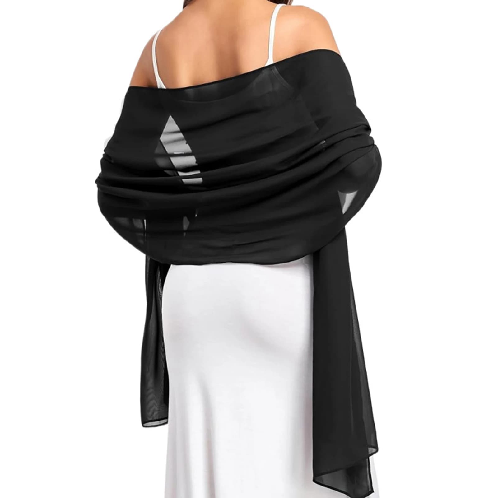 Women's Lightweight Chiffon Wedding Shawl