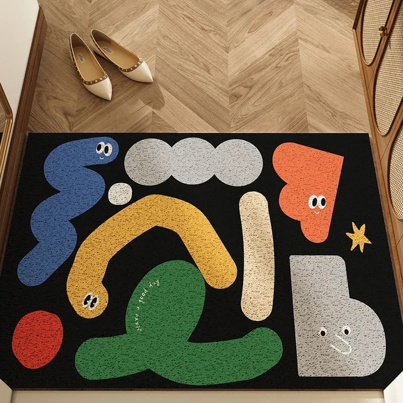 Non-Slip Entrance Doormat with Cartoon Design