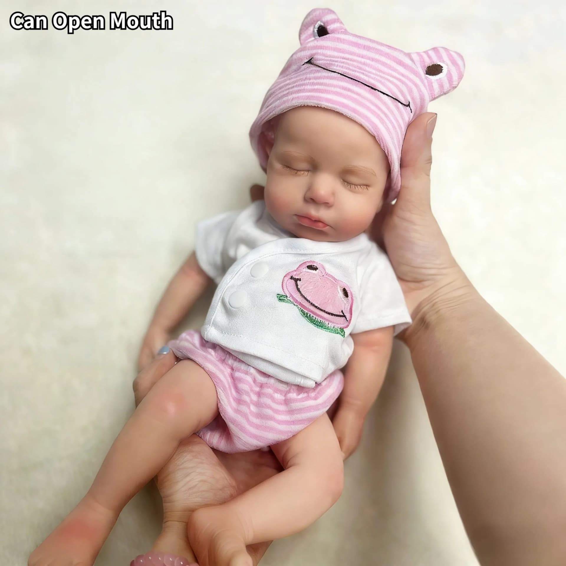 Loulou Reborn Baby Doll Full Body Soft Silicone