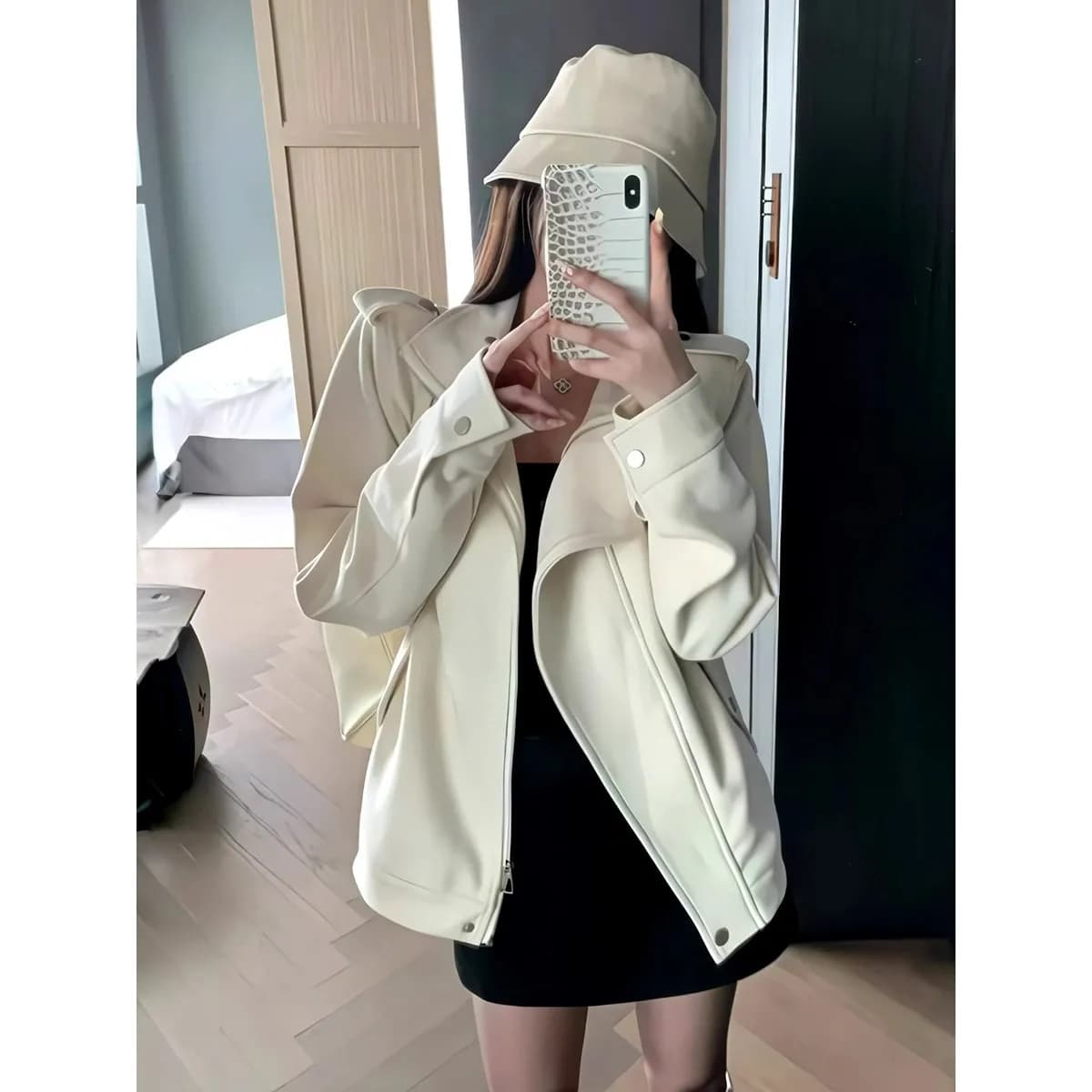 Women's Turndown Collar Coat Jacket