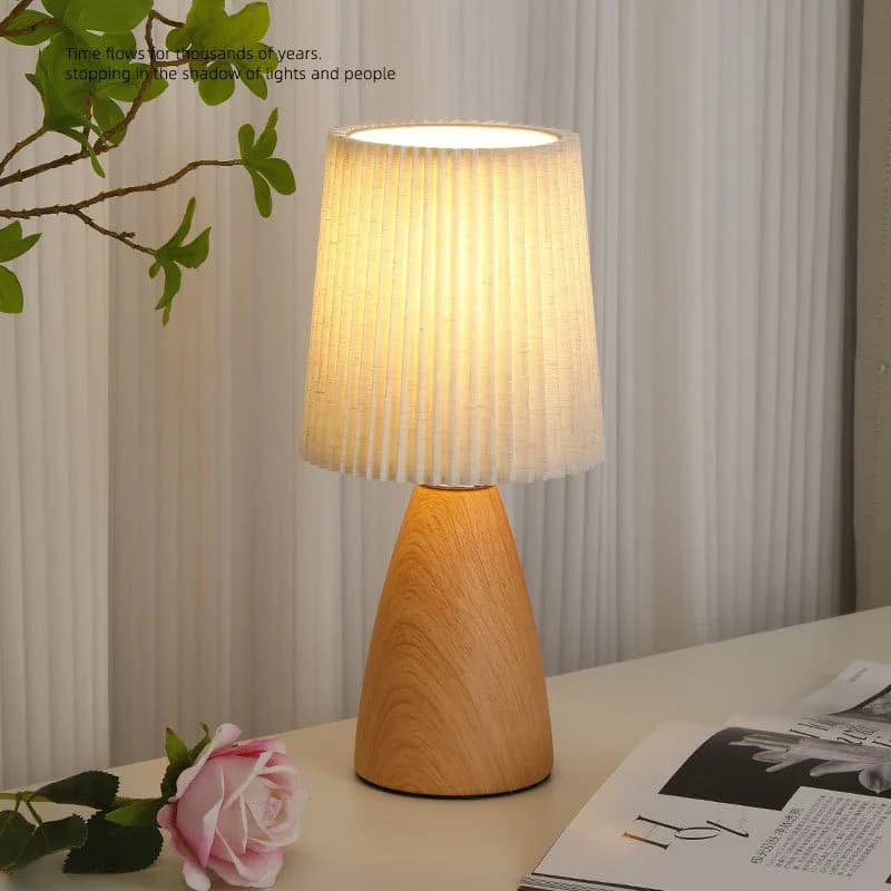 Retro LED Ceramic Table Lamp with USB Charging