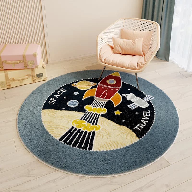 Cartoon Round Area Rug