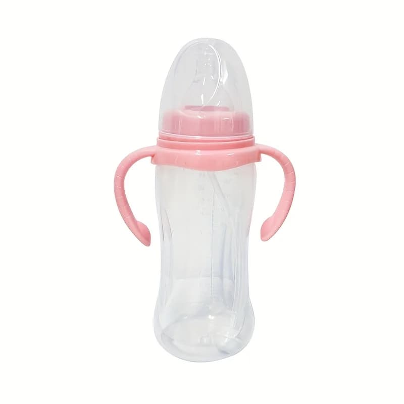 baby bottles, newborn PP bottles with handles for easy grip, suitable for both boys and girls, impact and heat resistant - the p