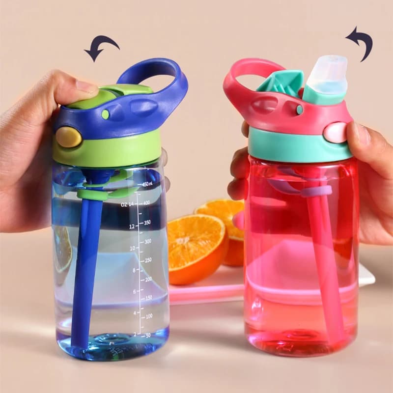 Kids Water Bottle with Straw