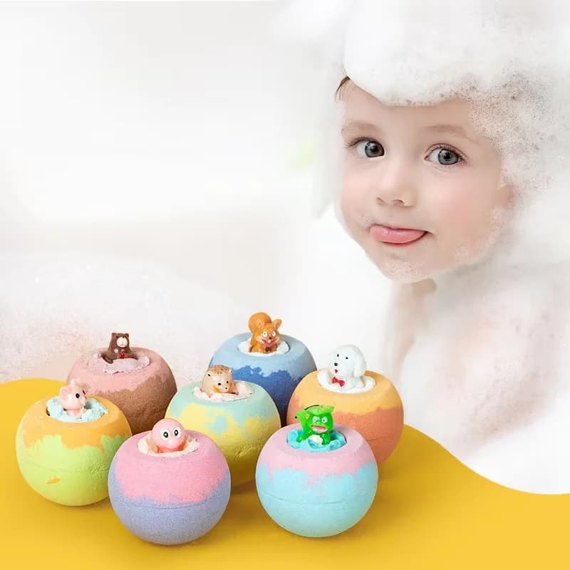 Bath Bomb with Surprise Toy for Kids
