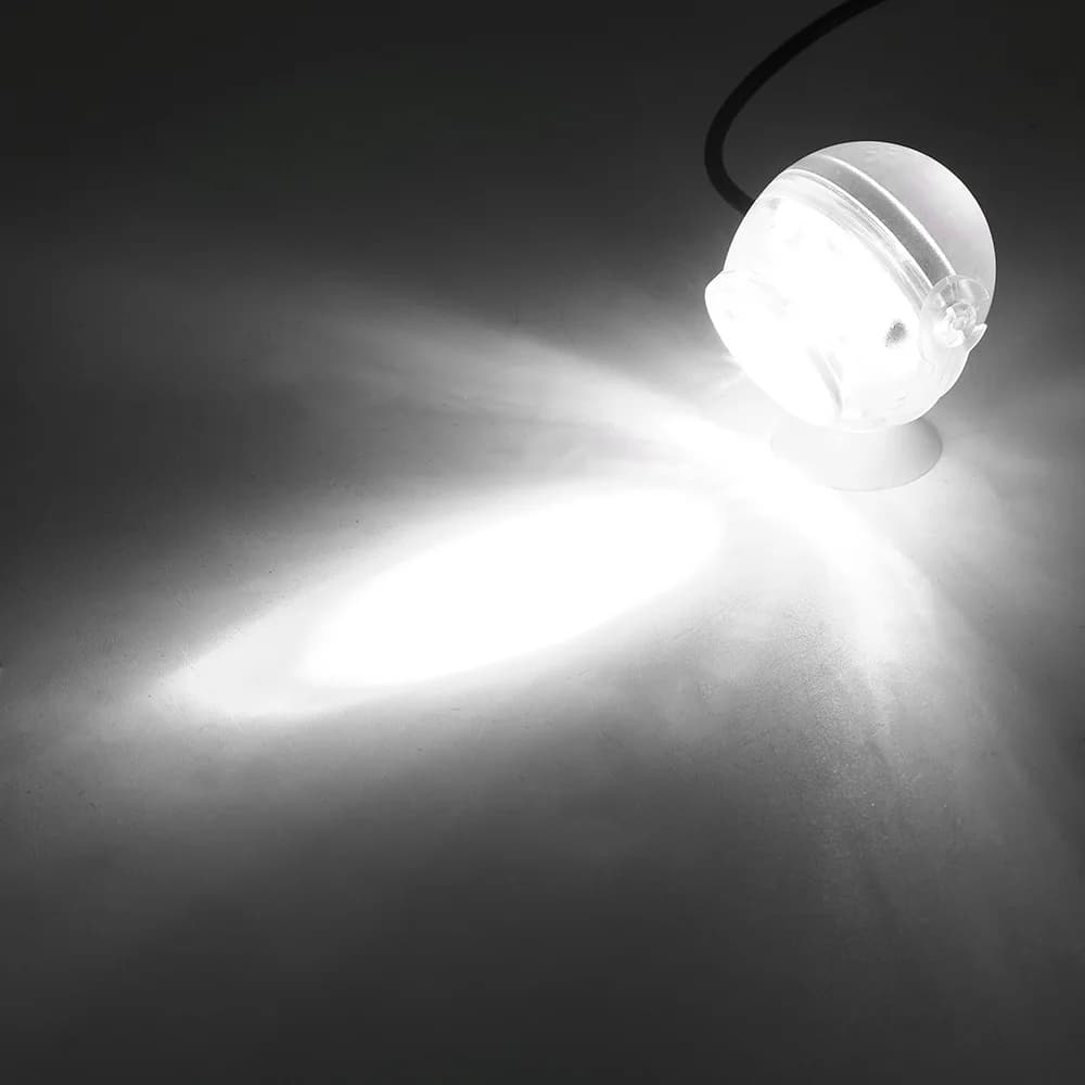 1W LED Color-Changing Aquarium Light - 360° Rotatable, Multi-Color Underwater Light for Fish Tanks & Ponds (USB Powered)