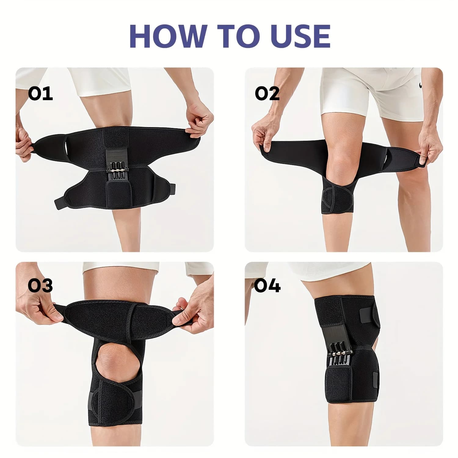 Sports Knee Brace, a Type of Knee Protective Gear, Knee Support and Protection, Suitable for Basketball and Cycling