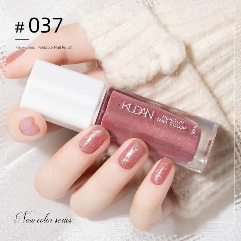 40-Color Water-Based Peel-Off Nail Polish Set