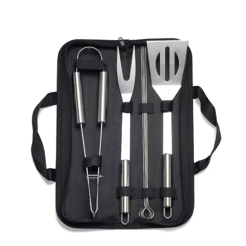 Stainless Steel BBQ Grill Utensils Set With Bag