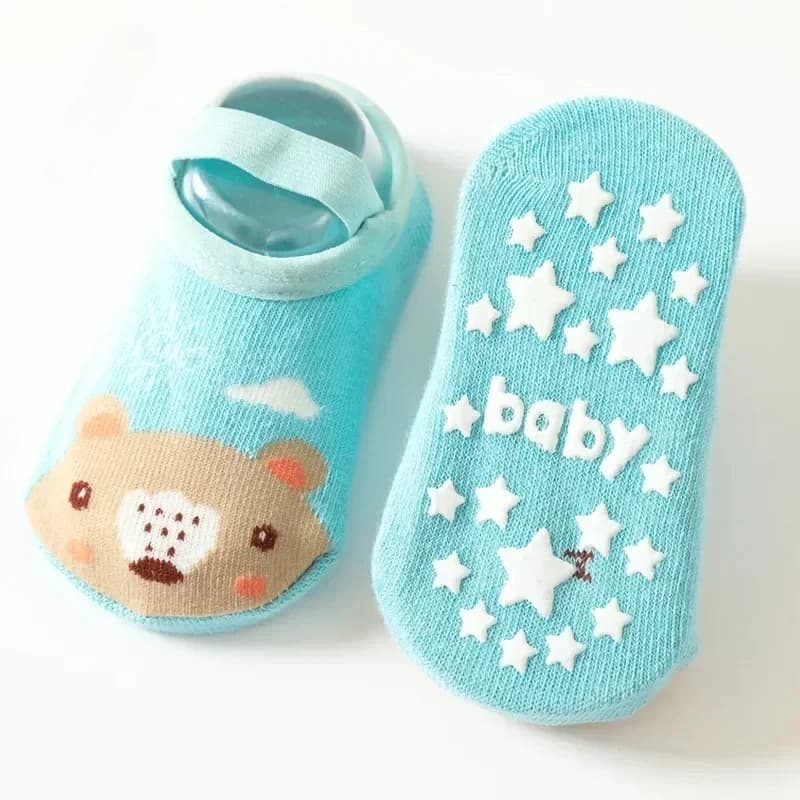 Kids Non-Skid Toddler Socks with Grip Sole