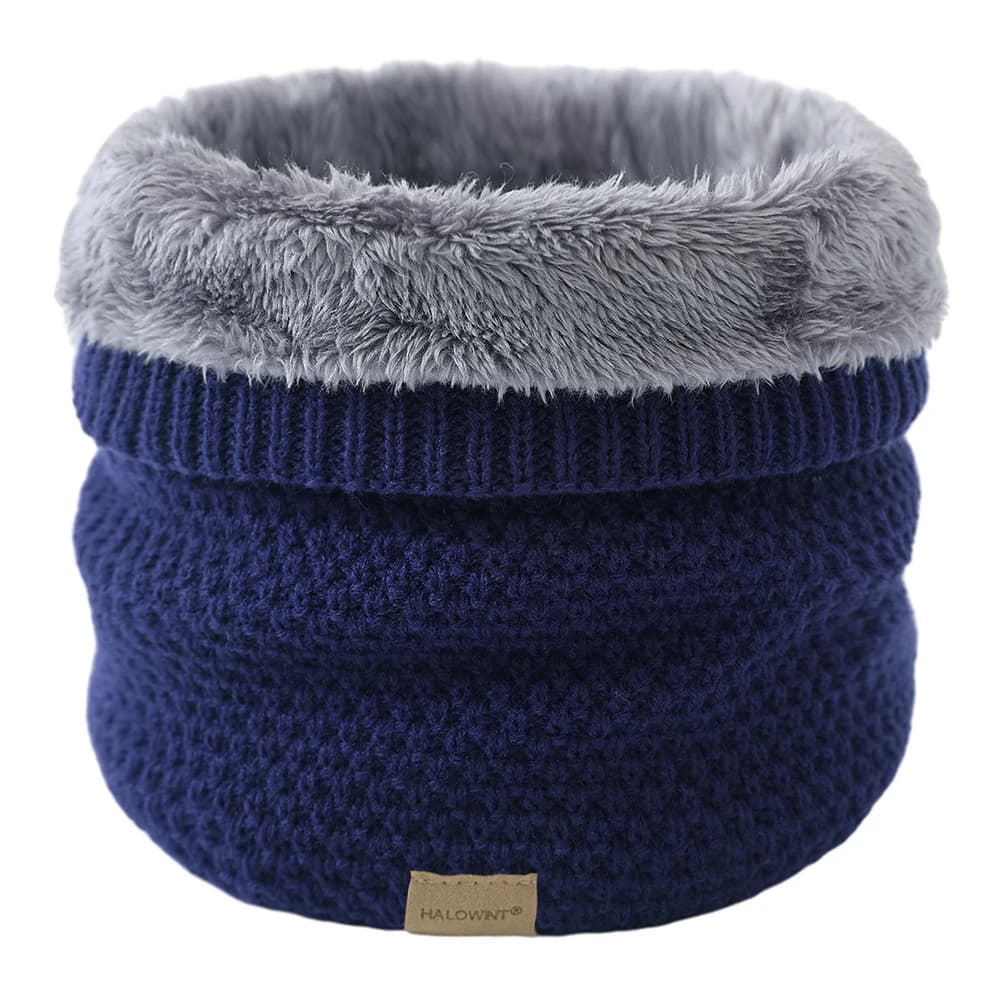 Knitted Brushed Ring Scarf