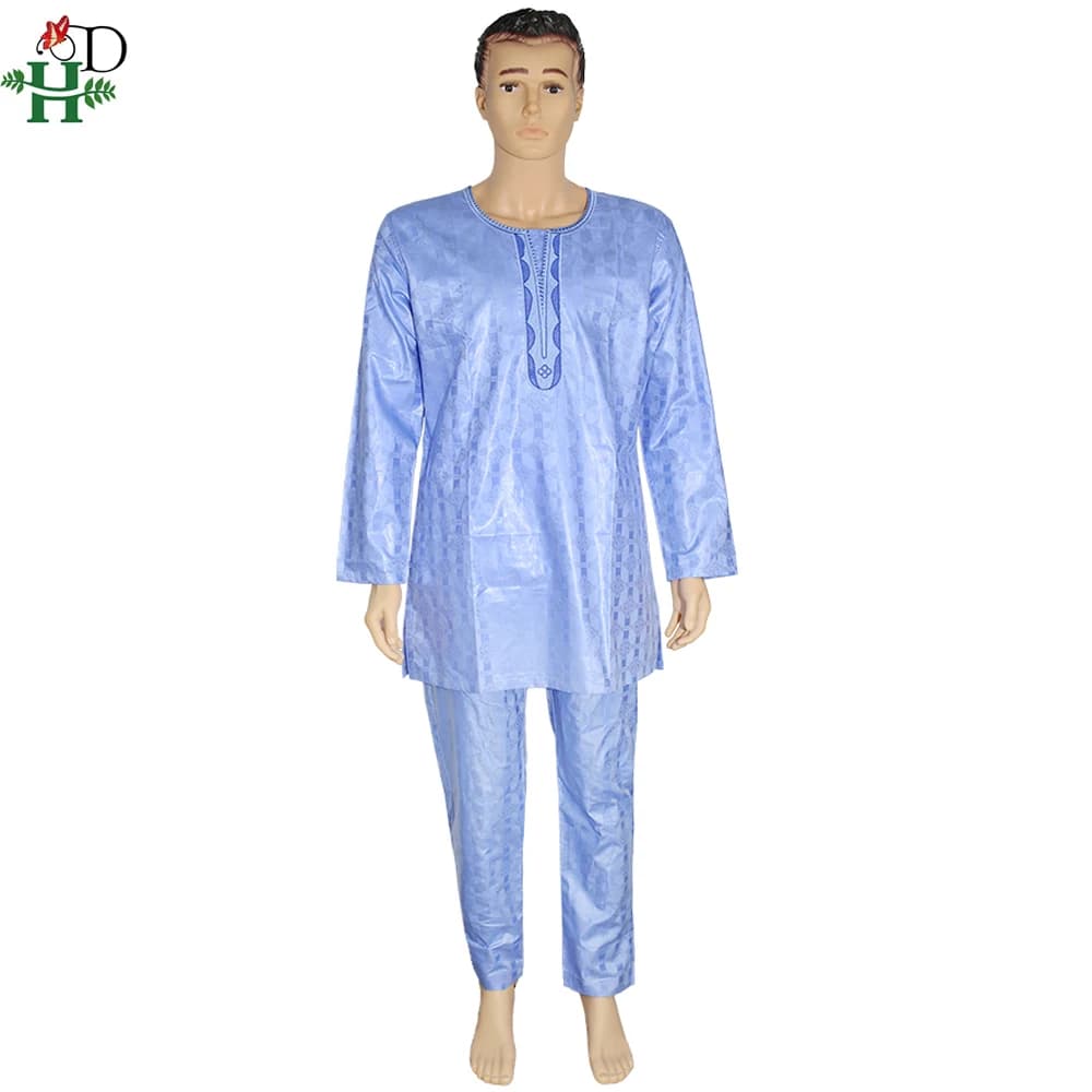 Men's African Agbada Formal Outfit Set