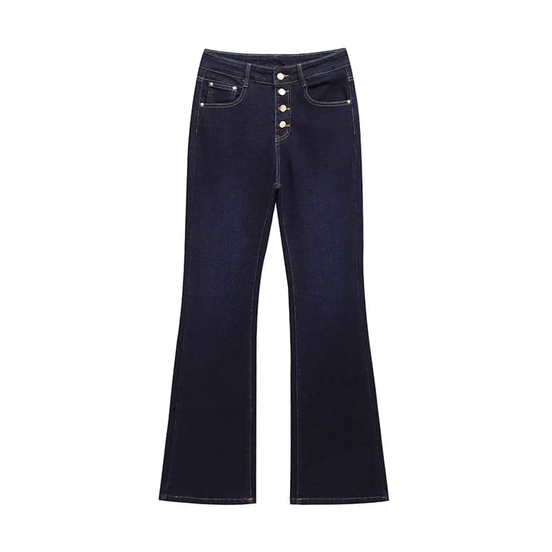 Women's High-Waist Flared Slimming Jeans