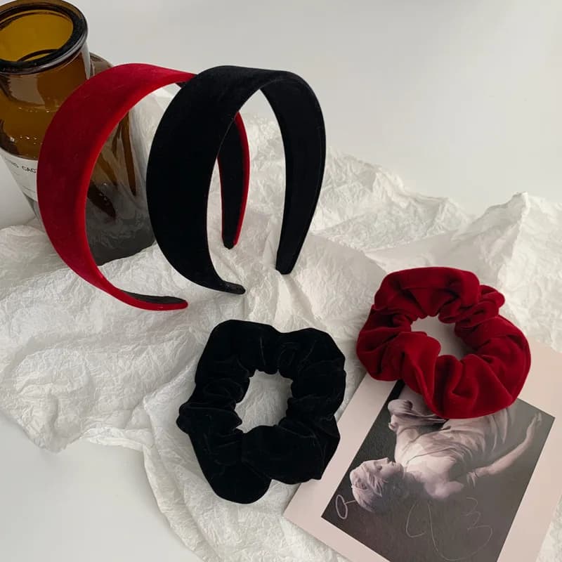 Wide Velvet Hair Hoops Headband