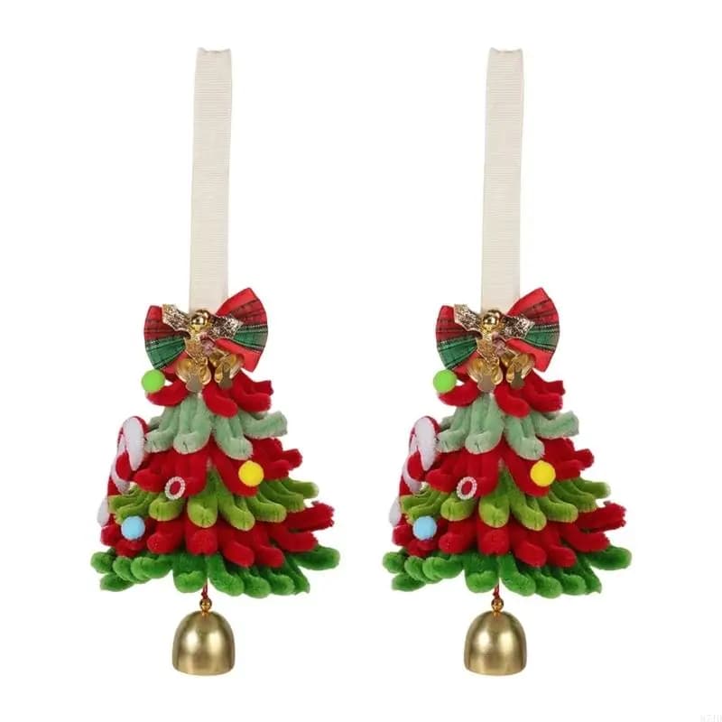 Handmade Christmas Tree Ornament with Ribbon