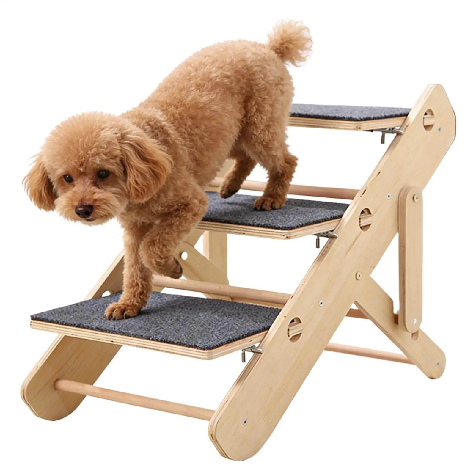 Dog Stairs 3-Step Non-Slip Foldable Pet