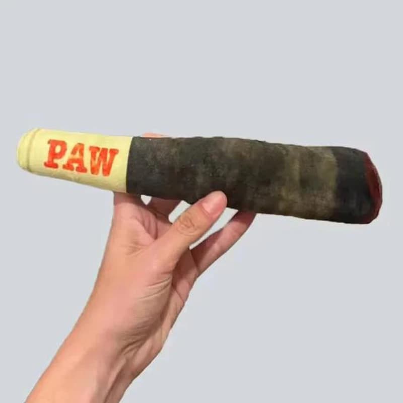 Funny Cigar Dog Toy With Sound Squeaker