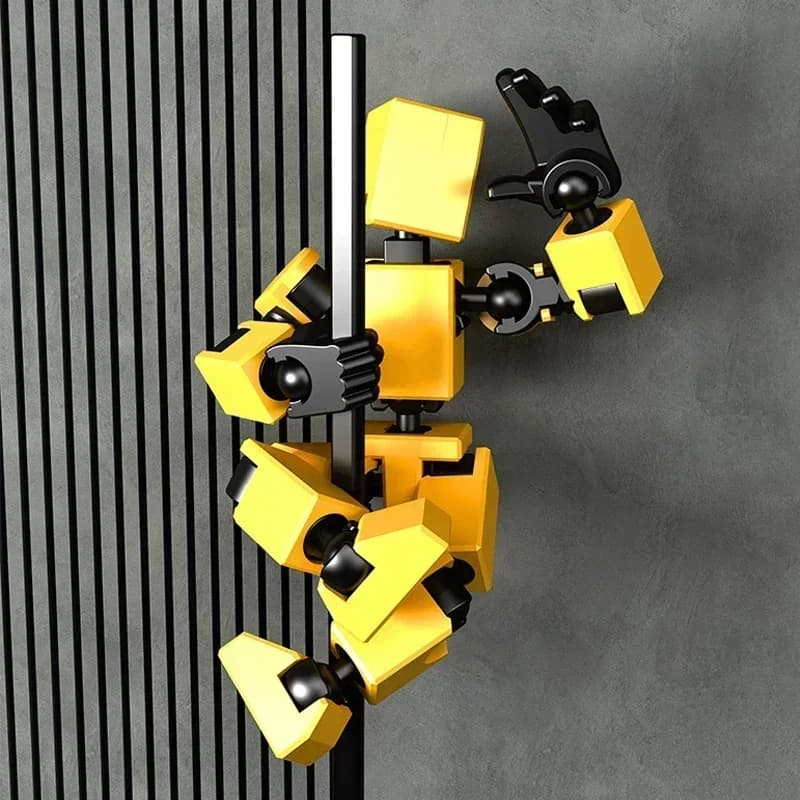 Multi-Jointed 3D Printed Robot Action Figure