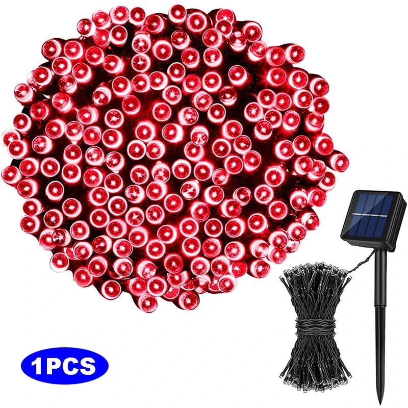 Solar LED String Light with 8 Modes