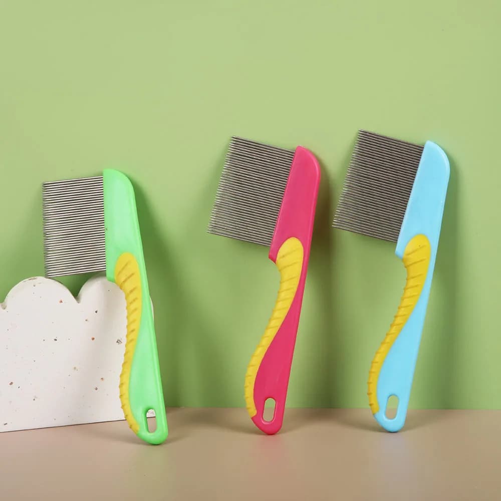 Pet Flea Comb with Long Teeth