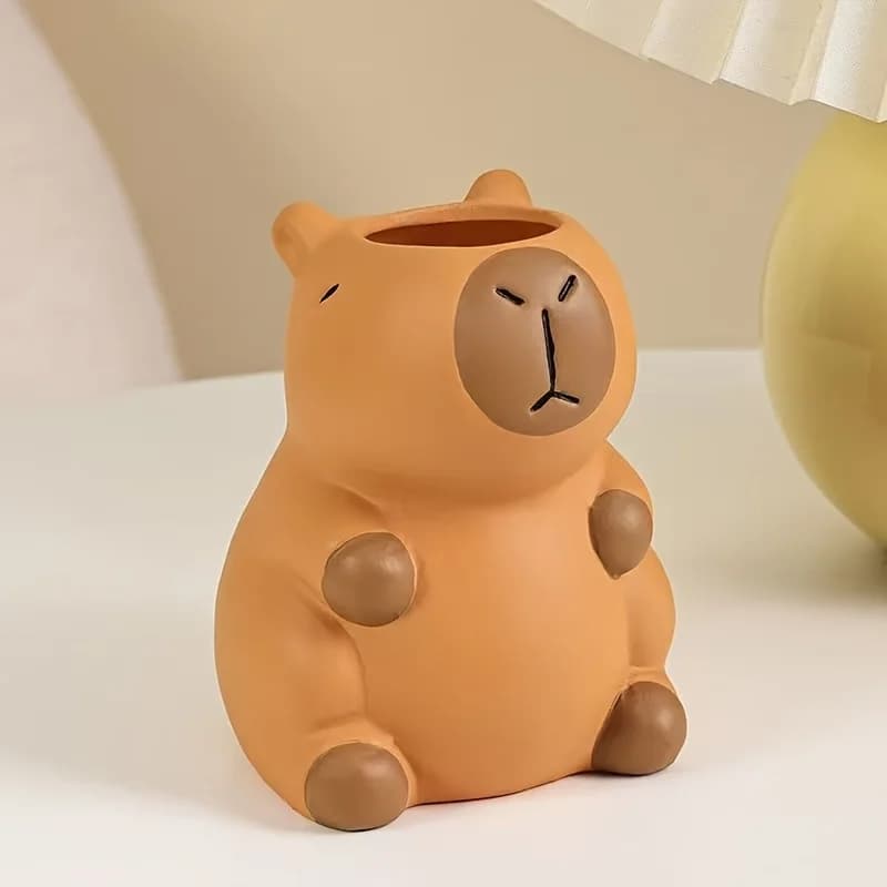 Capybara Desk Pen and Makeup Brush Holder