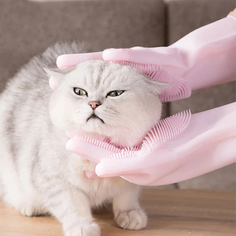 Pet Grooming Massage Gloves