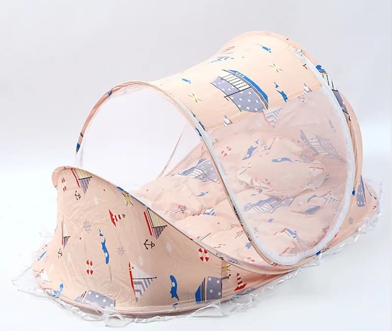 Baby Bedding Crib Netting Folding Baby Mosquito Nets Bed Mattress Pillow 0-3 Years Old Travel Bed Supplies For Baby Bedding