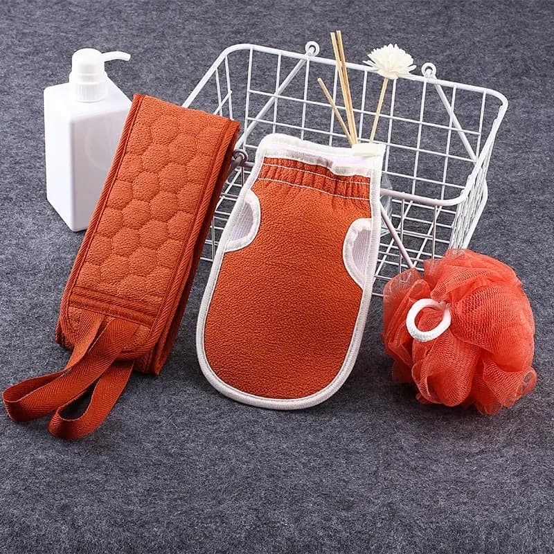 Thickened Bath Towel Three Piece Set